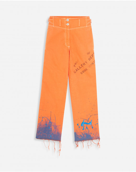 GALLERY DEPT. X LANVIN HIGH-WAISTED DENIM PANTS