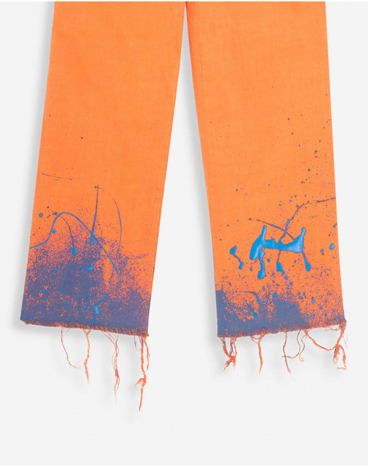 GALLERY DEPT. X LANVIN HIGH-WAISTED DENIM PANTS