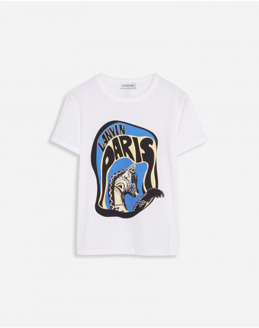 T-SHIRT IMPRIMÉ LANVIN CHAT