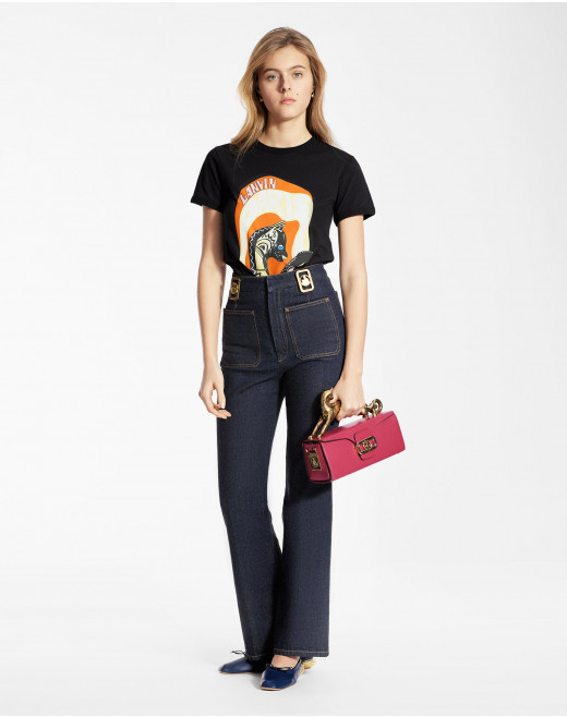 T-SHIRT IMPRIMÉ LANVIN CHAT