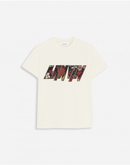 T-SHIRT WITH LANVIN APPLIED