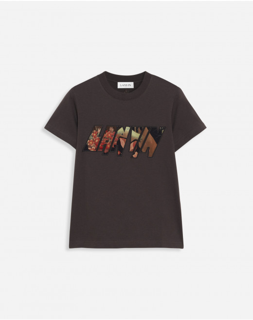 T-SHIRT WITH LANVIN APPLIED