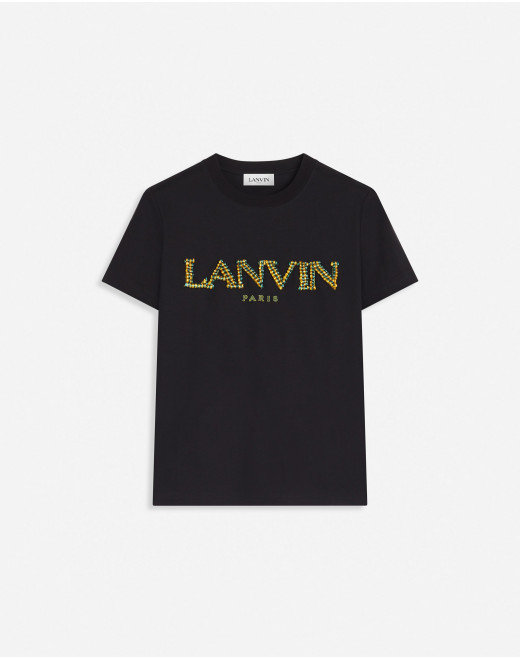 T-SHIRT OVERSIZE BRODÉ RAPHIA LANVIN PARIS
