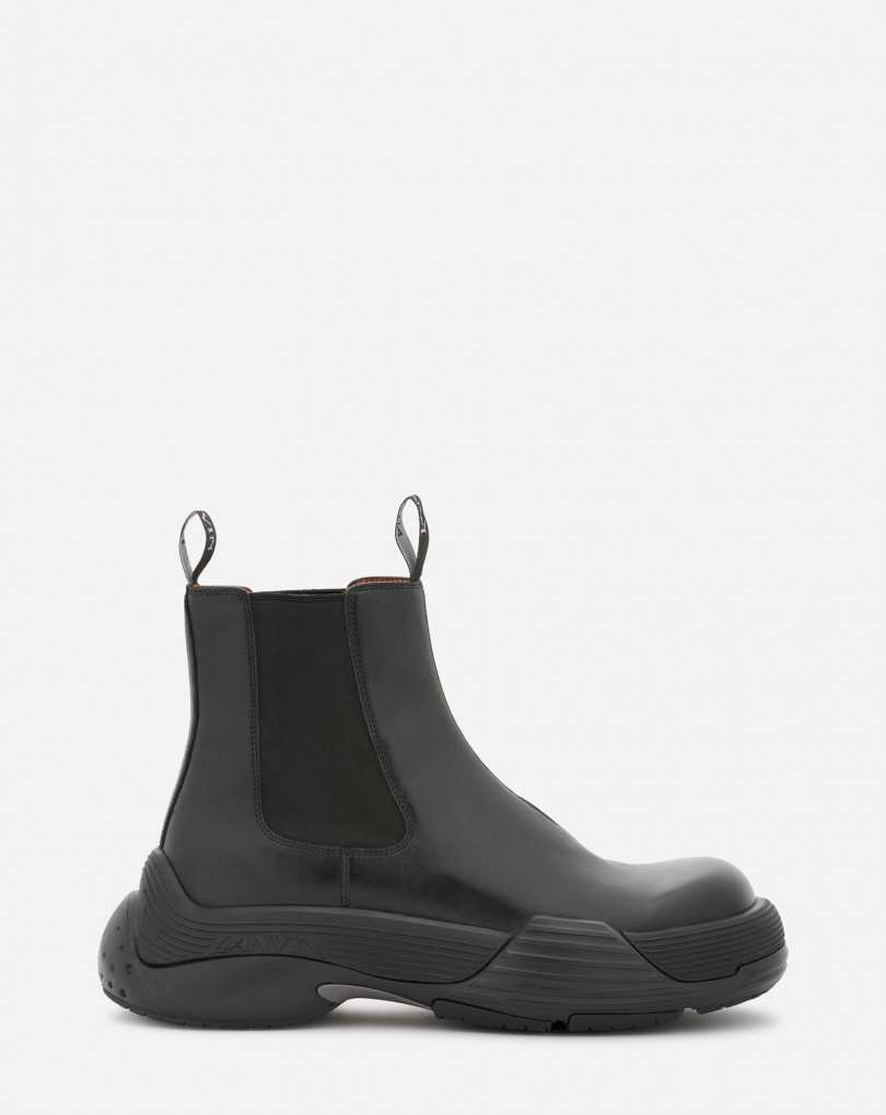 Host of Restriction Care Flash-X Bold Leather Boots | Lanvin