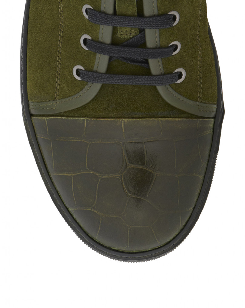 Details about  / Lanvin Men/'s Calf Hair and Suede Skate Sneaker Brown//Khaki MSRP $670