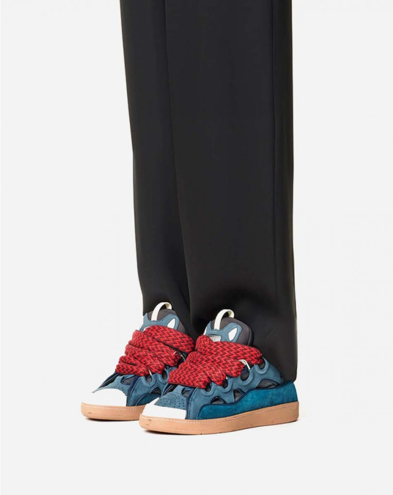 Leather Curb Sneakers | Lanvin