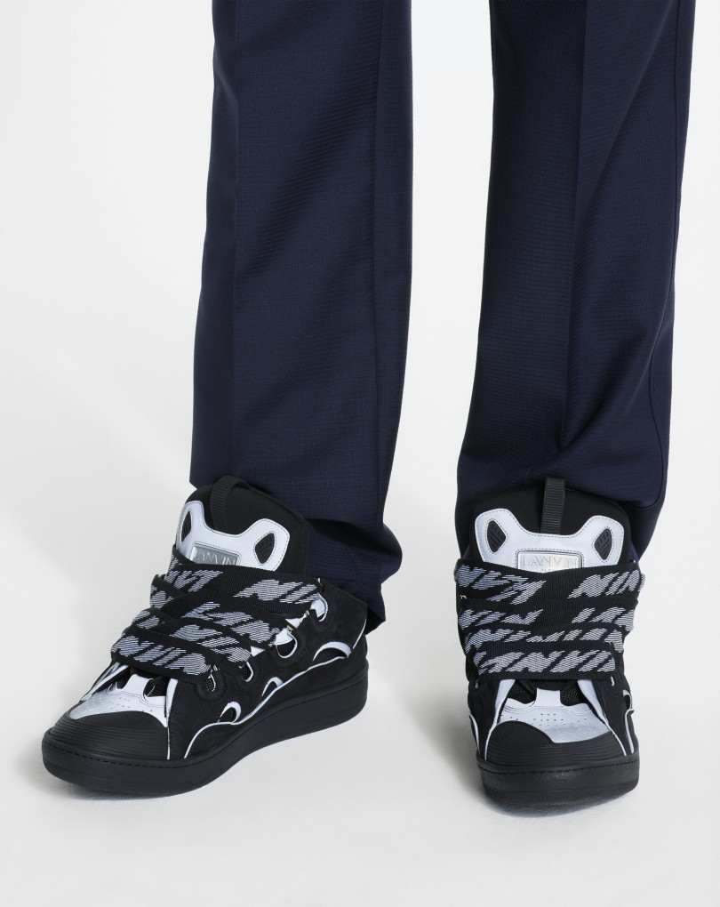 lanvin reflective sneakers