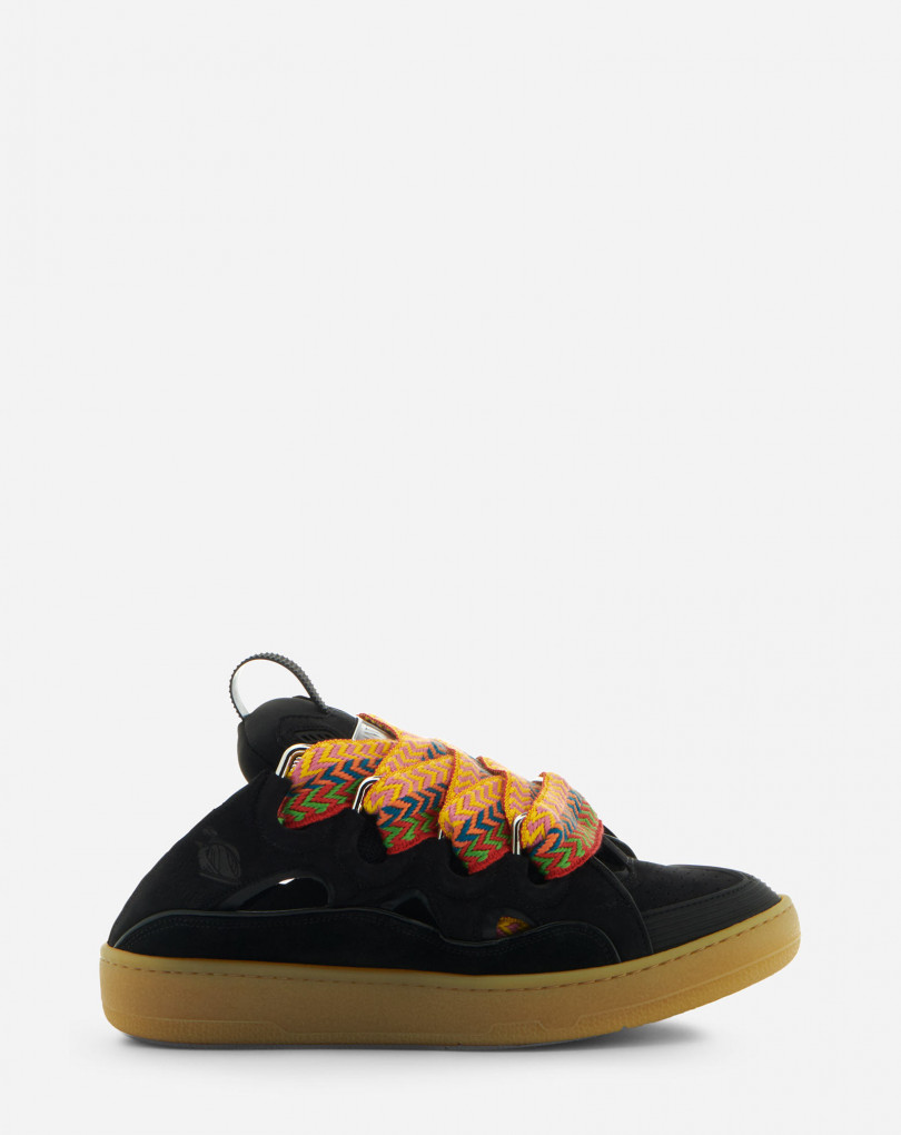 black mule sneakers