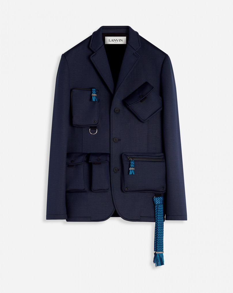 double pocket suit jacket