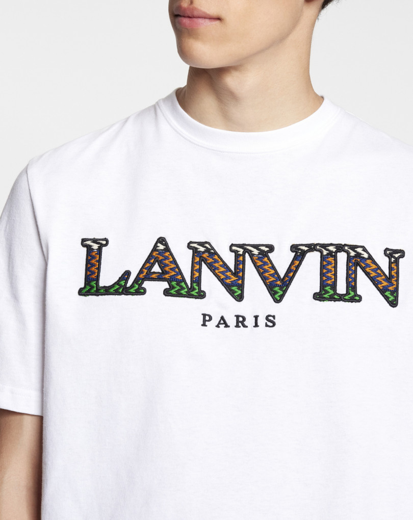 Lanvin Embroidered T-Shirt White | Lanvin