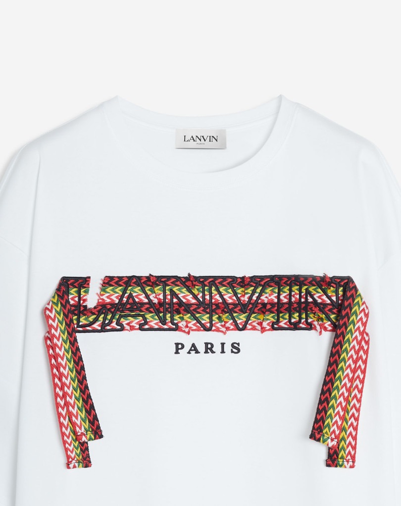 LANVIN CURB LACE T-SHIRT