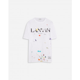 Logos Printed T-Shirt Lanvin X Gallery Dept. With Paint Marks