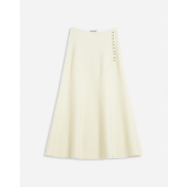 Cream a line clearance midi skirt