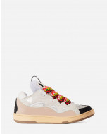 LEATHER CURB SNEAKERS