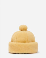 BONNET OVERSIZE EN SHEARLING