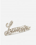 LARGE LANVIN HANDWRITING HAIR SLIDE
