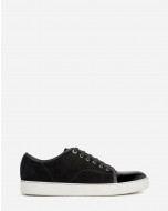 DBB1 SUEDE AND PATENT LEATHER SNEAKERS