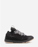 LEATHER CURB SNEAKERS