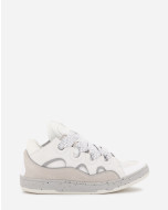 LEATHER CURB SNEAKERS