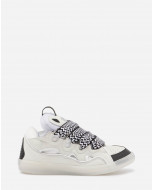 LEATHER CURB SNEAKERS 