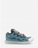 LEATHER CURB SNEAKERS 