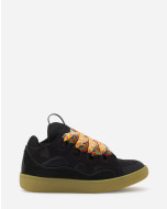 LEATHER CURB SNEAKERS