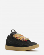 LEATHER CURB SNEAKERS