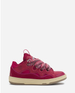 LEATHER CURB SNEAKERS
