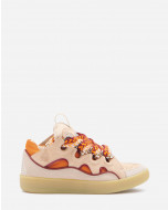 LEATHER CURB SNEAKERS