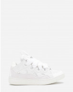 LEATHER CURB SNEAKERS