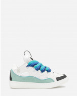LEATHER CURB SNEAKERS