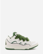 LEATHER CURB SNEAKERS