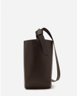 LEATHER MM HOBO TIE BAG