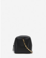  TEMPO BY LANVIN LEATHER BAG WITH SEQUENCE BY LANVIN CHAIN