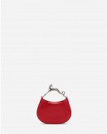 LEATHER NANO HOBO CAT BAG