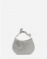 RHINESTONE HOBO CAT BAG MM