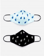 PACK OF 2 MASKS WITH MOTHER & CHILD PRINT