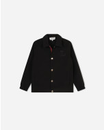 BUTTON-UP JACKET WITH LOGO