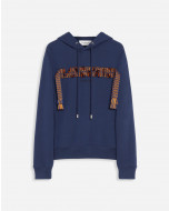 HOODIE EMBROIDERED WITH LACE CURB