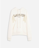 EMBROIDERED LANVIN CURB LACE HOODIE