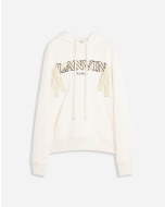EMBROIDERED LANVIN CURB LACE HOODIE