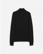 ROLL NECK JUMPER IN WOOL AND SILK