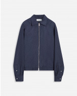 JL3D JACQUARD ZIP-UP SHIRT