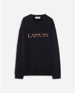 OVERSIZED EMBROIDERED LANVIN CURB SWEATSHIRT