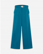 STRUCTURED WIDE-LEG PANTS