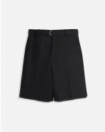SHORT TAILLEUR AVEC DÉTAILS BORDS FRANCS