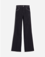LANVIN X FUTURE STUDDED FLARED PANTS FOR MEN