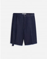RAW-HEM DENIM SHORTS