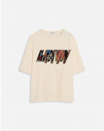 T-SHIRT WITH LANVIN APPLIED