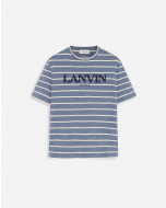 LANVIN EMBROIDERED STRIPE T-SHIRT